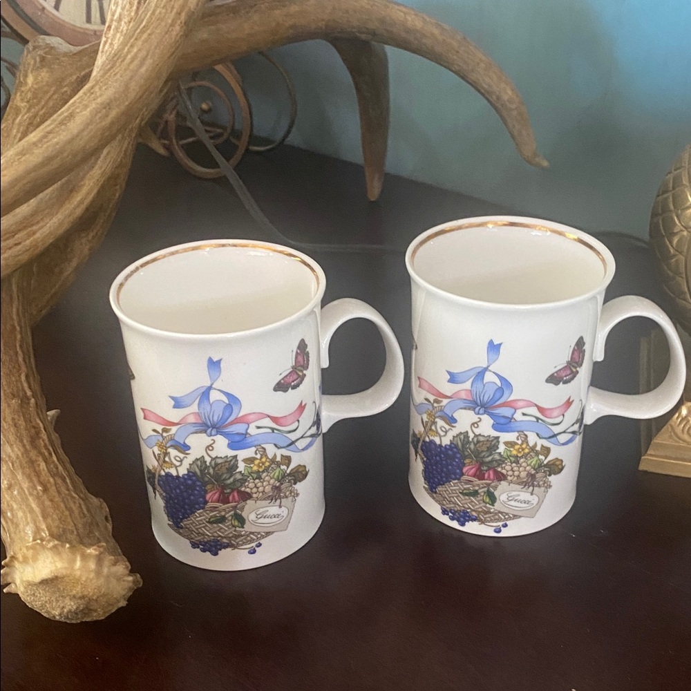 Gucci Fine bone China tea/coffee mugs. Made in England